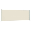 vidaXL Side Awning with PU Coating in Cream