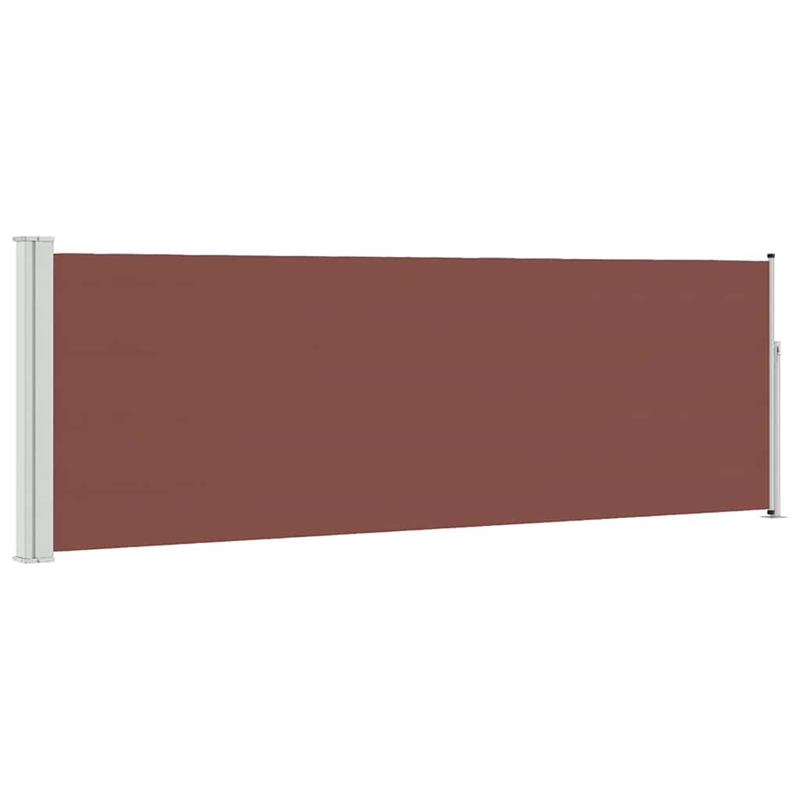vidaXL Side Awning in Brown