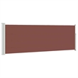 vidaXL Side Awning in Brown