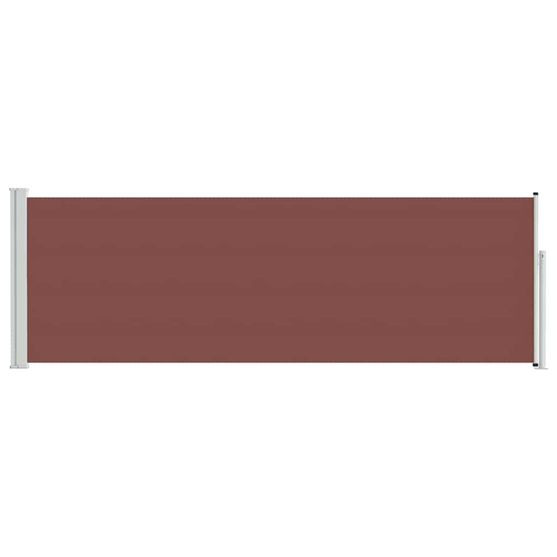 vidaXL Side Awning in Brown