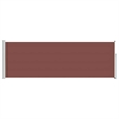 vidaXL Side Awning in Brown