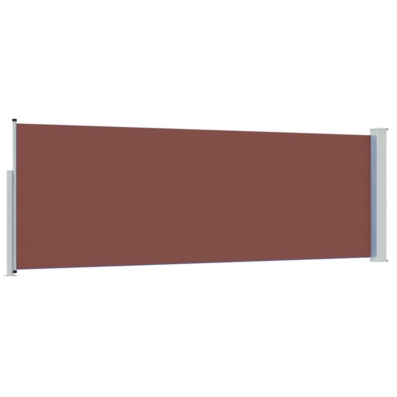 vidaXL Side Awning in Brown