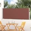 vidaXL Side Awning in Brown