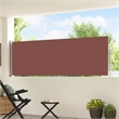 vidaXL Side Awning in Brown