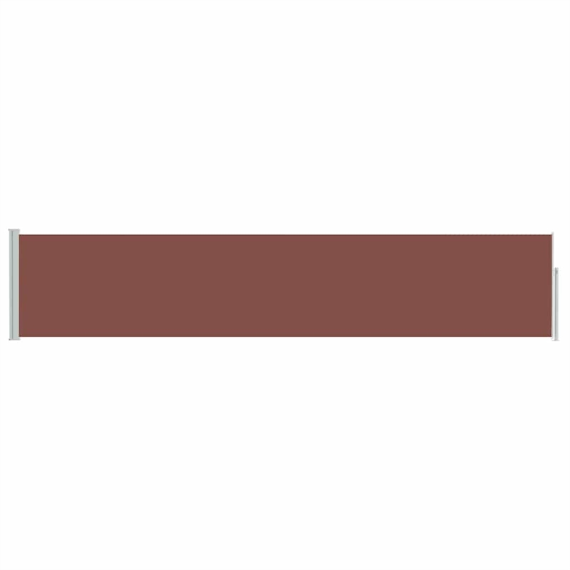 vidaXL Side Awning in Brown