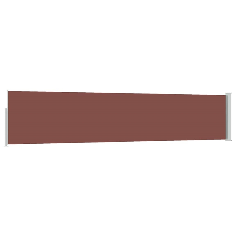 vidaXL Side Awning in Brown