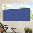 vidaXL Side Awning in Blue