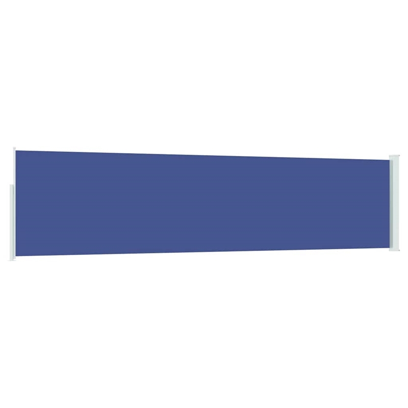 vidaXL Side Awning in Blue