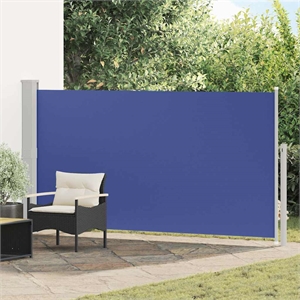 vidaXL Side Awning in Blue