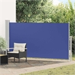 vidaXL Side Awning in Blue