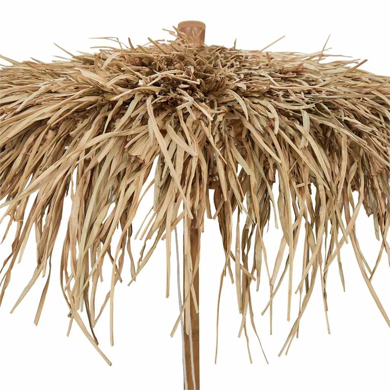 vidaXL Garden Parasol in Brown Bamboo
