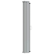 vidaXL Side Awning in Black Screen + Grey Stand