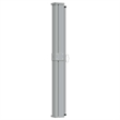 vidaXL Side Awning in Cream screen + Grey stand
