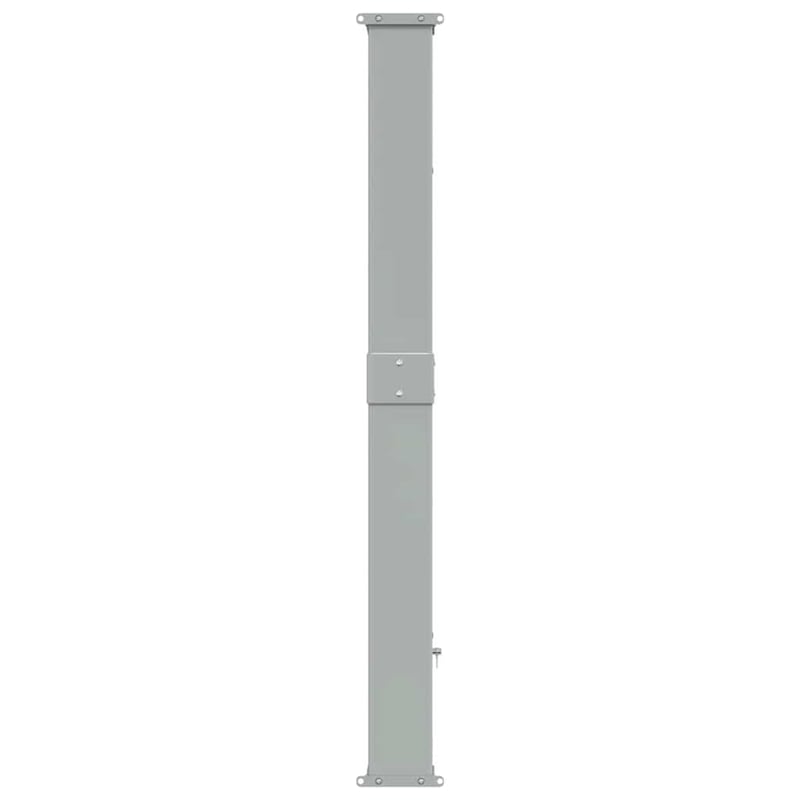 vidaXL Side Awning in Cream screen + Grey stand
