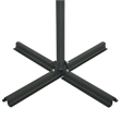vidaXL Extra Large Parasol Black