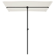 vidaXL Medium Rotatable Garden Parasol in Sand White