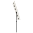 vidaXL Medium Rotatable Garden Parasol in Sand White