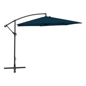 vidaXL Cantilever Garden Umbrella in Solid Blue