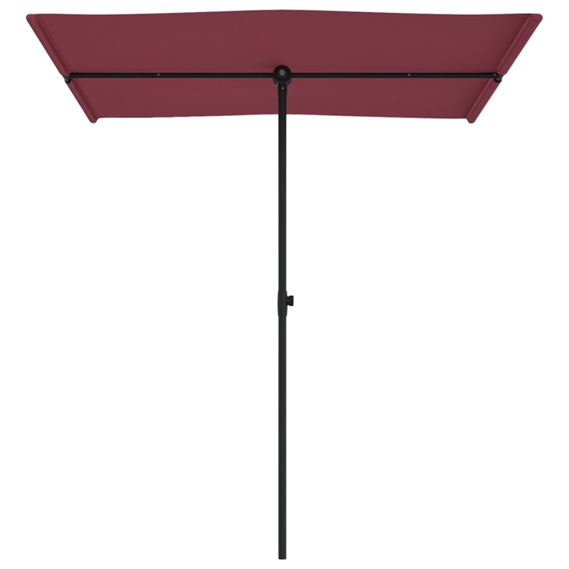 vidaXL Medium Garden Parasol in Bordeaux Red
