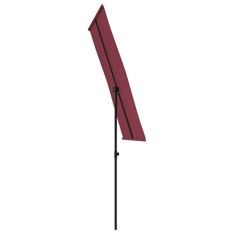 vidaXL Medium Garden Parasol in Bordeaux Red