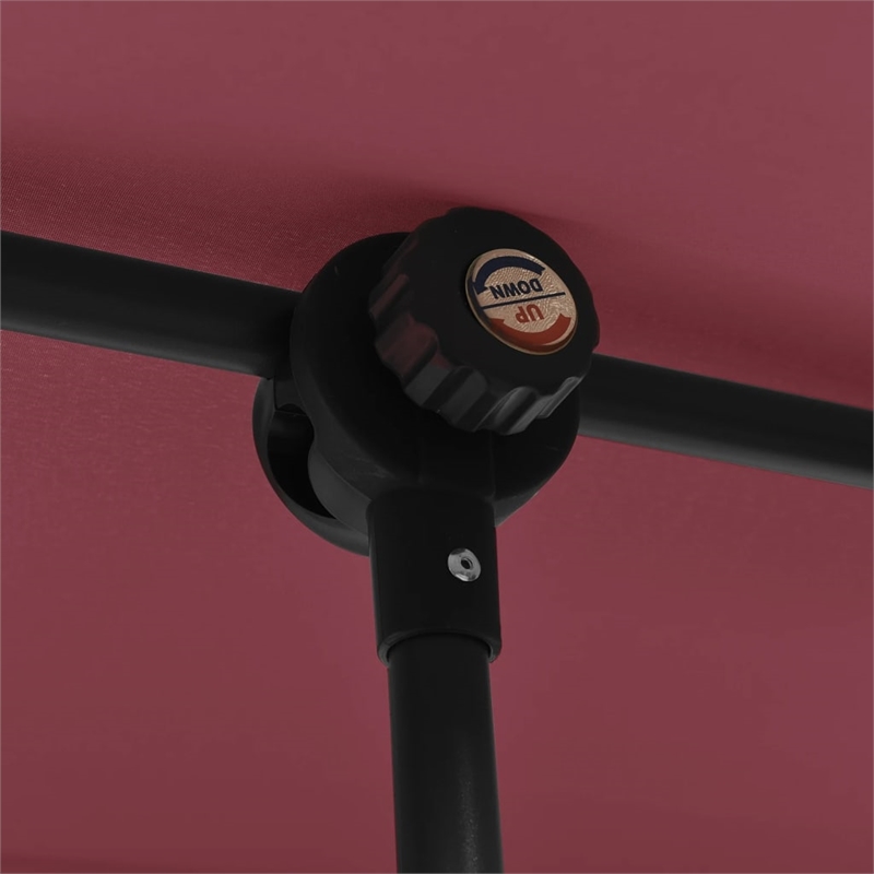 vidaXL Medium Garden Parasol in Bordeaux Red