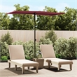 vidaXL Medium Garden Parasol in Bordeaux Red