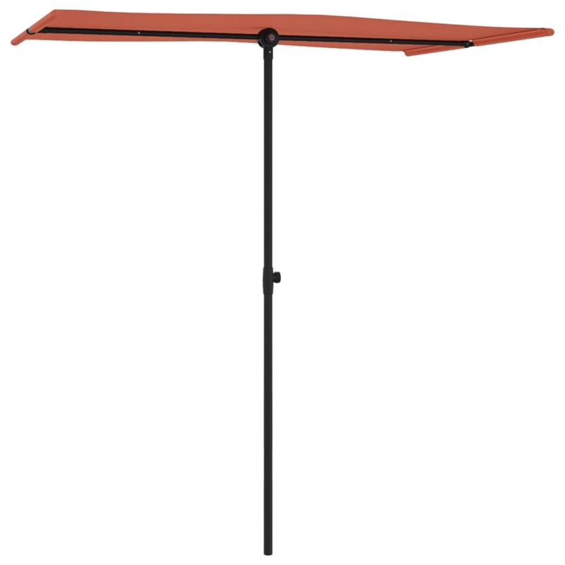 vidaXL Medium Garden Parasol in Terracotta