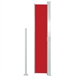 vidaXL Side Awning with Powder Coated Steel in Red and Grey