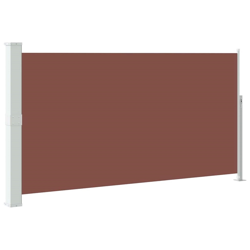 vidaXL Side Awning in Brown