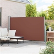 vidaXL Side Awning in Brown