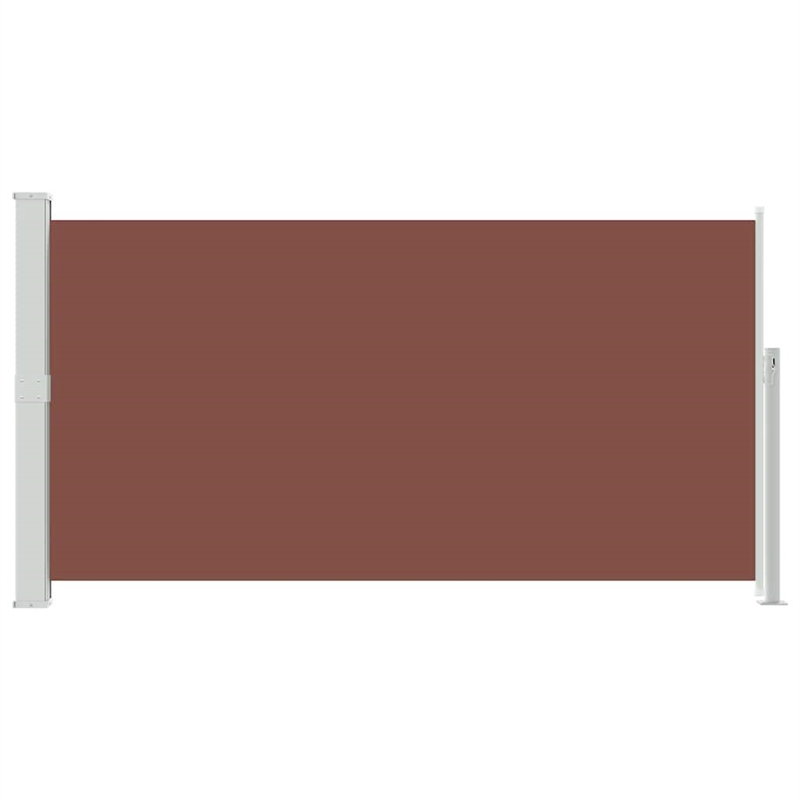 vidaXL Side Awning in Brown