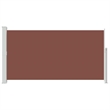 vidaXL Side Awning in Brown