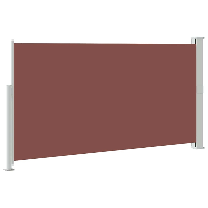 vidaXL Side Awning in Brown