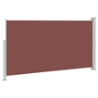 vidaXL Side Awning in Brown