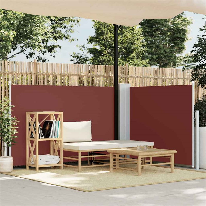vidaXL Side Awning in Brown