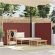 vidaXL Side Awning in Brown