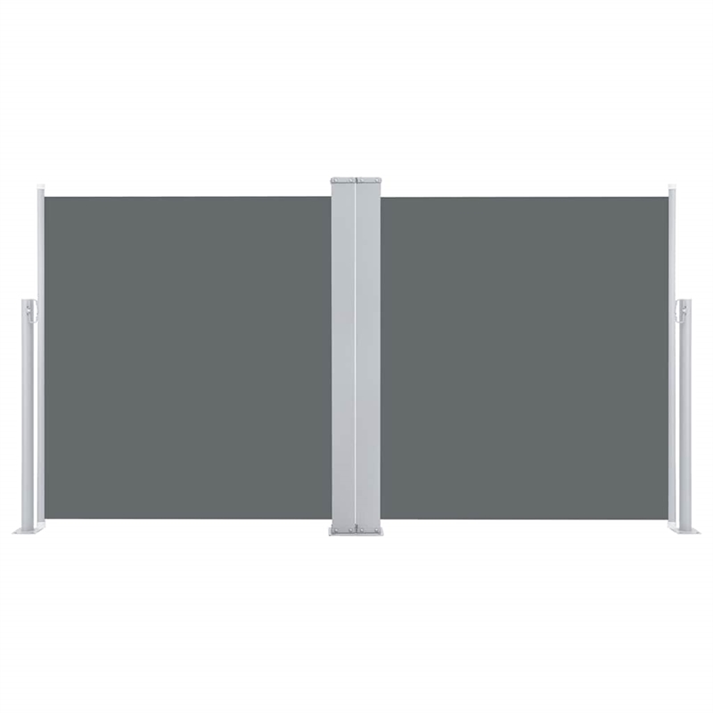 vidaXL Side Awning with PU Coating in Anthracite