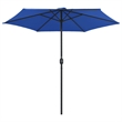 vidaXL Large Foldable Garden Parasol in Azure