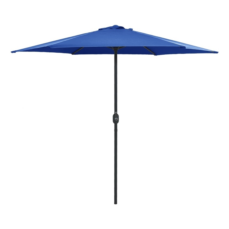 vidaXL Large Foldable Garden Parasol in Azure