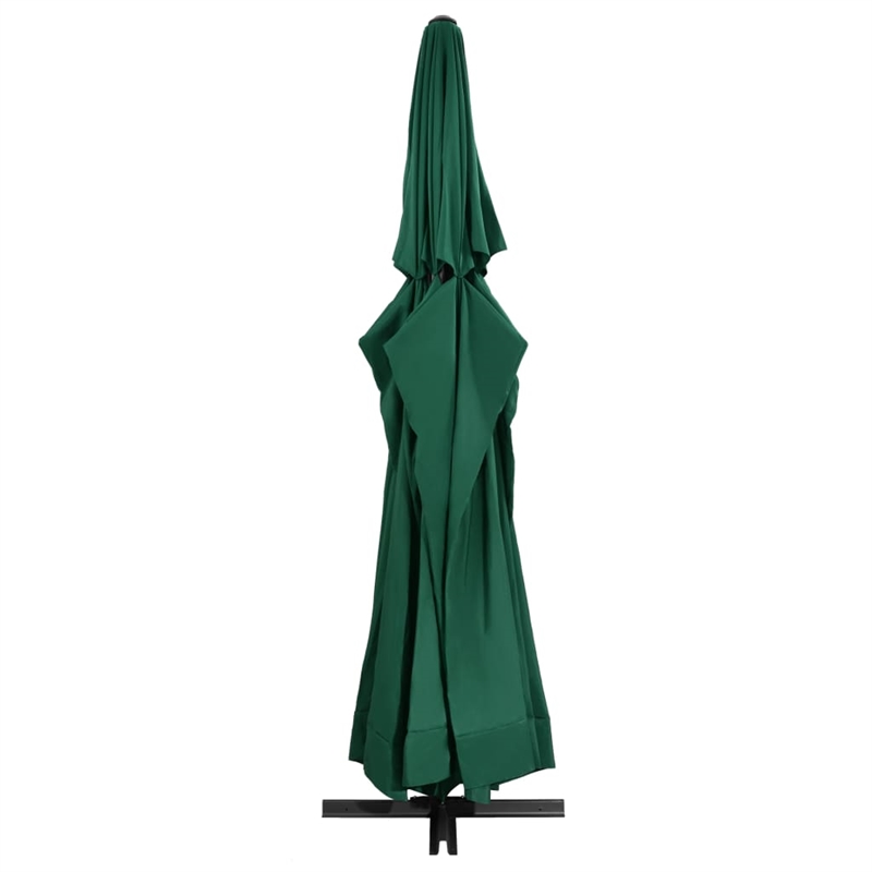 vidaXL Garden Parasol with PA Coating in Green