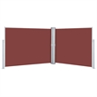 vidaXL Side Awning in Brown