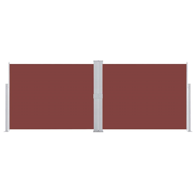 vidaXL Side Awning in Brown