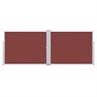 vidaXL Side Awning in Brown