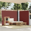 vidaXL Side Awning in Brown