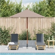 vidaXL Laminated Bamboo Garden Parasol in Taupe