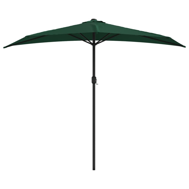 vidaXL Garden Parasol in Green
