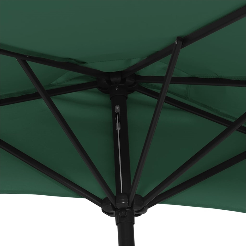 vidaXL Garden Parasol in Green