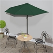 vidaXL Garden Parasol in Green