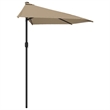 vidaXL Medium Garden Parasol in Taupe