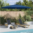vidaXL Large Garden Parasol in Blue